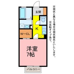 ラ・カルティエの物件間取画像